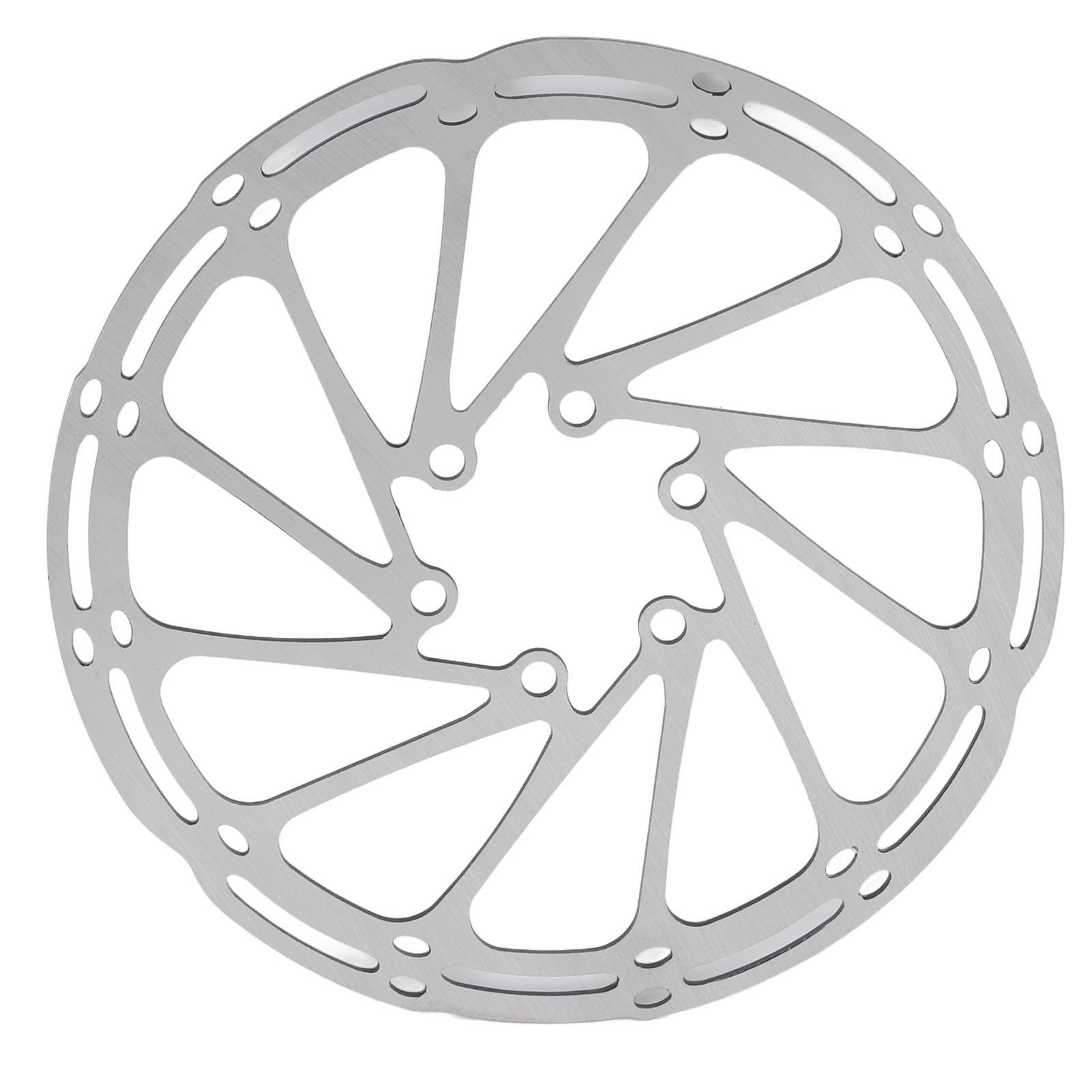 Fahrradbremsscheibe Leicht Rostfeste Edelstahl 160 Mm mit Belüftetem System Zur Effizienten Wärmeableitung von Alomejor