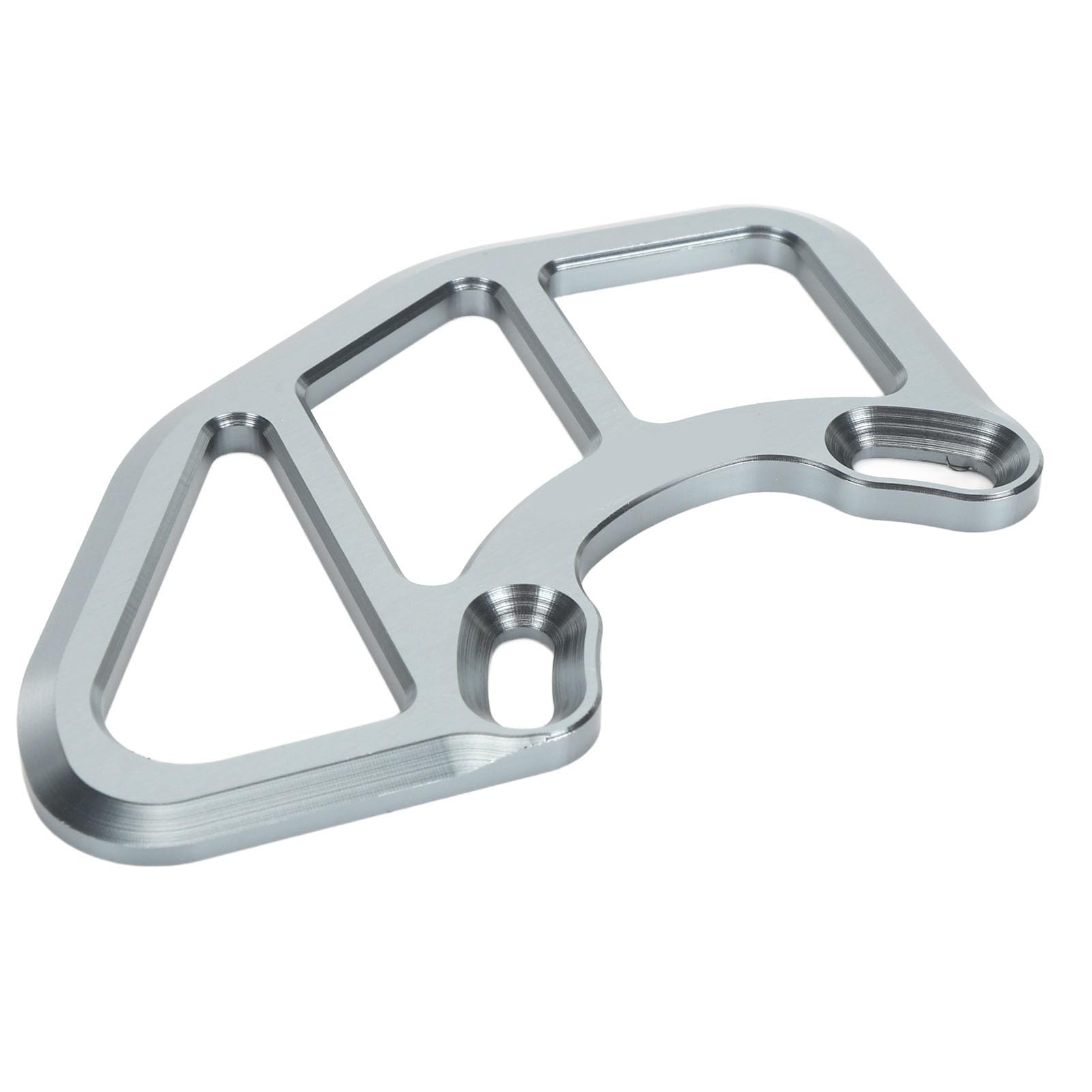 Kettenstabilisator Bash Guard, Fahrradkettenführungsstabilisator Aluminiumlegierung Bash Guard für 26T 36T Kettenblätter (Ti-Farbe) von Alomejor