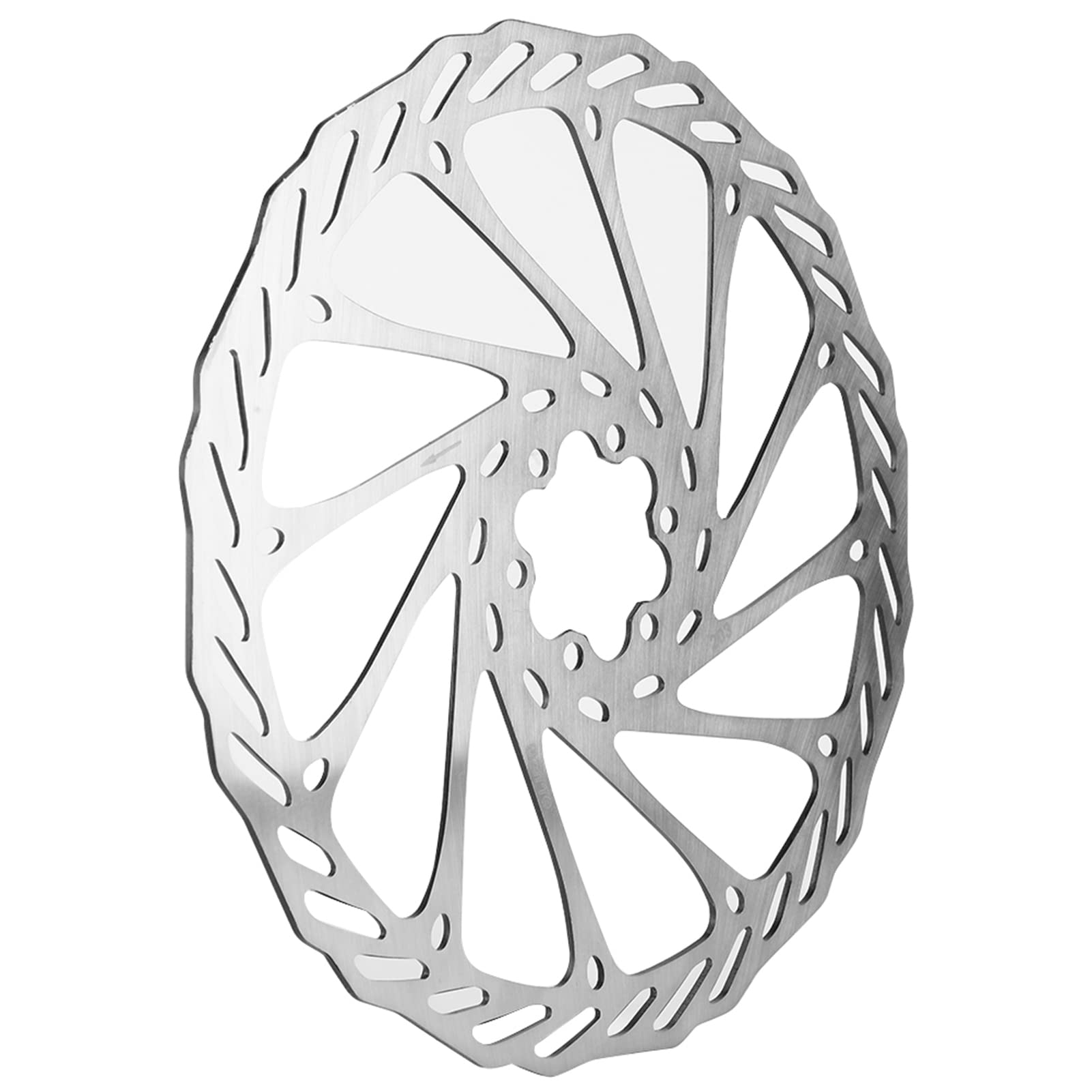 Mountain-Edelstahl-Bremsscheibe mit G3-Scheibe, Bergab, für Langzeitgebrauch, Bremsbeläge, Wunderbare Bremsleistung (203mm) von Alomejor