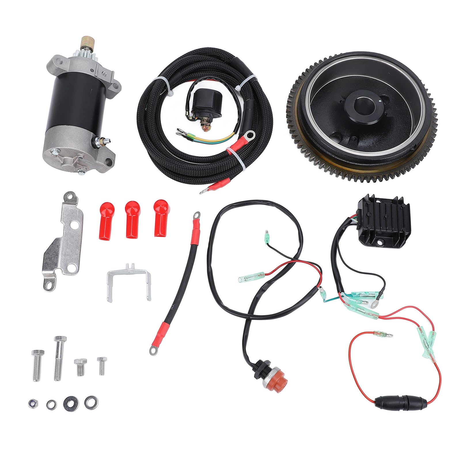 Starter-Kit für Außenbordmotoren mit Langer Lebensdauer, Geeignet für Liebhaber von 4-Takt-Außenbordmotoren mit 20 PS von Alomejor