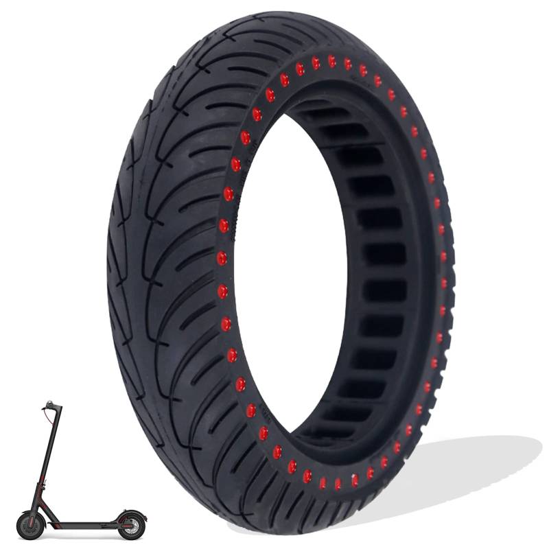 Ersatzreifen Reifen Scooter, Rollerreifen Ersatzreifen Solid, Elektroroller 8 1/2 Reifen Vollgummi, 8,5 Zoll Wabenreifen Tire für Mijia Xiaomi M365, Anti-Rutsch Vollreifen. von Aloskart