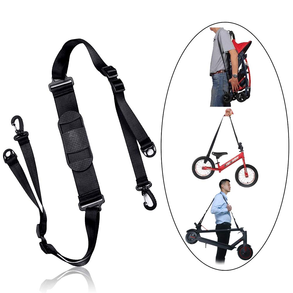 Scooter Schultergurt Shoulder Strap, Für Xiaomi Mijia M365 Elektroroller, Kinderwagen, Kinderfahrräder, Scooter Zubehör Einstellbar Tragegurt Strap Tragegriff Schultergurte von Aloskart