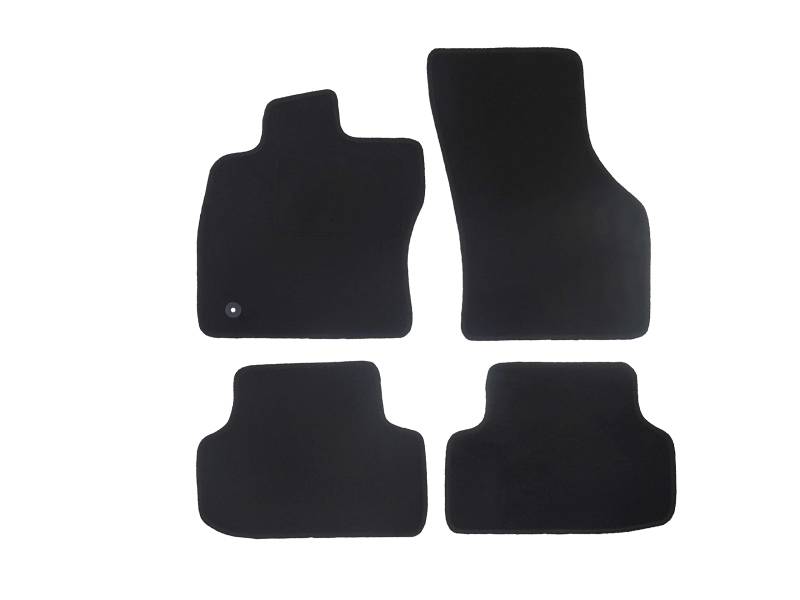 TTDT Alpha-Tex Fußmatten-Set für Jeep Cherokee, Typ KK (Baujahr 2008-2013), Classic schwarz | 4-TLG | Umrandung schwarz von Alpha-Tex Produktions- und Handels GmbH