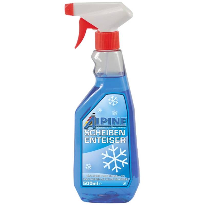 500ml ALPINE Scheibenenteiser Scheiben-Entfroster Sprühflasche Enteiserspray von Alpine