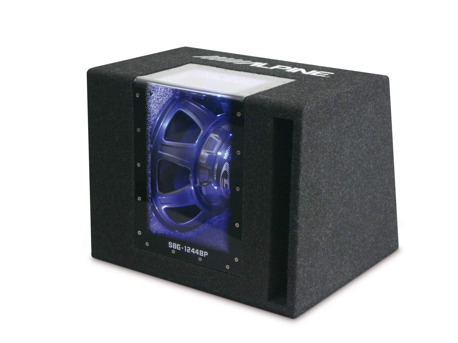 Alpine SBG-1244BP Subwoofer der G-Serie, 30,5 cm (12 Zoll), 2 Ohm, Frequenzgang (800 W max., 250 W RMS), Schwarz von Alpine