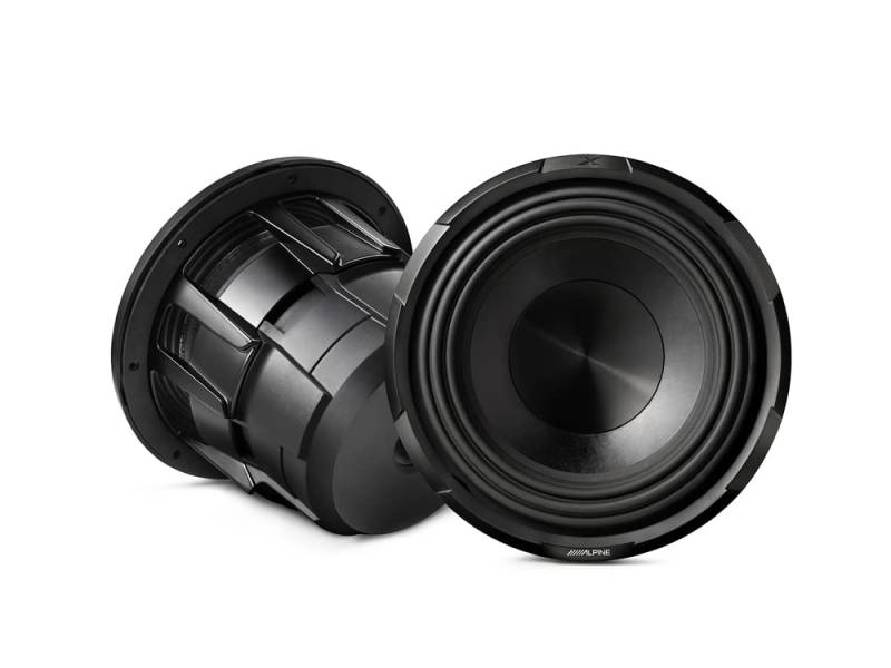 Alpine X-W10D4 Subwoofer X-Serie, 25,4 cm, Dual 4Ω, 2700 W von Alpine Pro