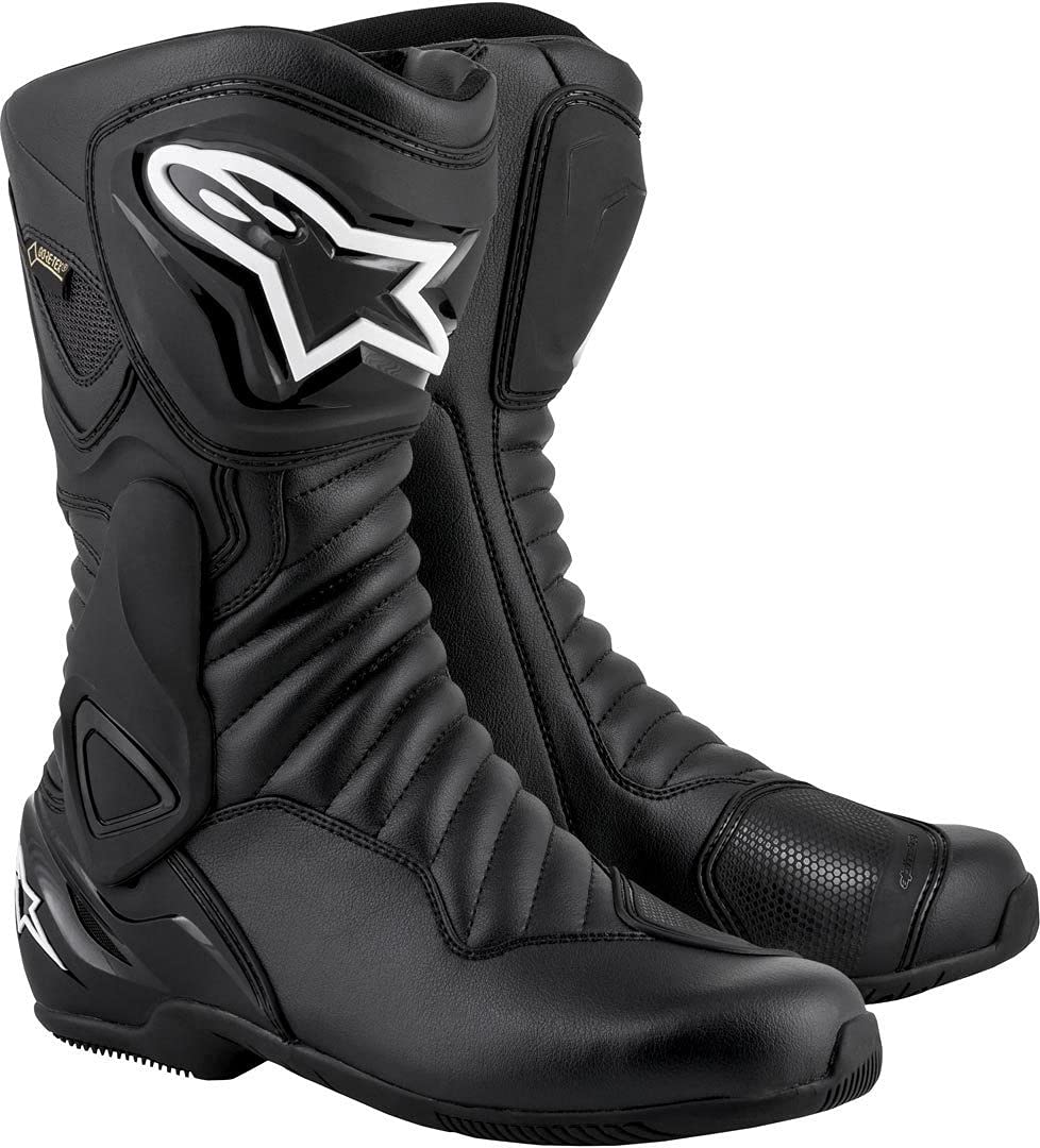 2333017 1100 43 - Alpinestars SMX-6 v2 Gore-Tex Motorcycle Boots 43 Black (UK 9) von Alpinestars