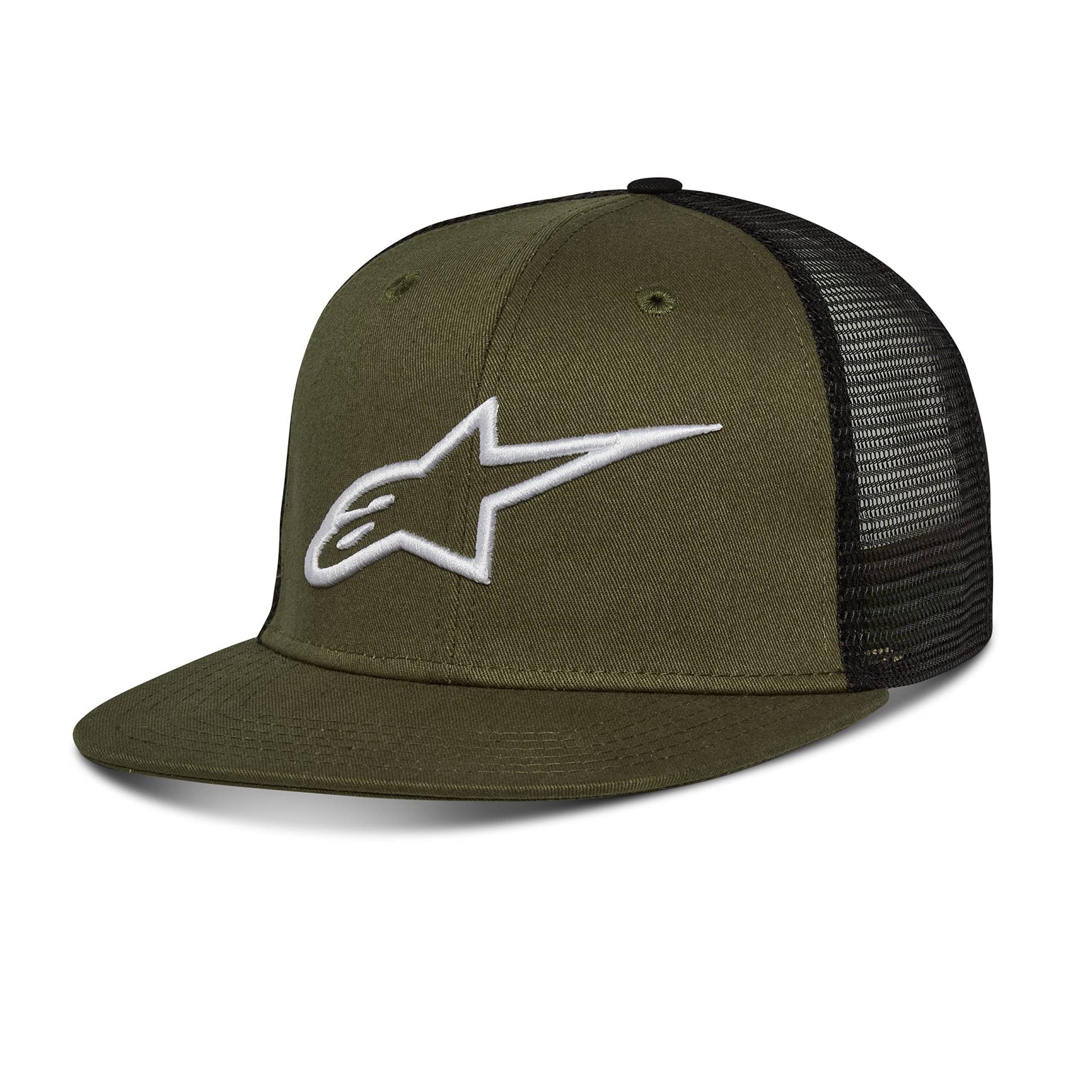 Alpinestars, Corp Trucker, Baseball Kappe, Militär/Schwarz, Os, Mann, Einheitsgröße von Alpinestars