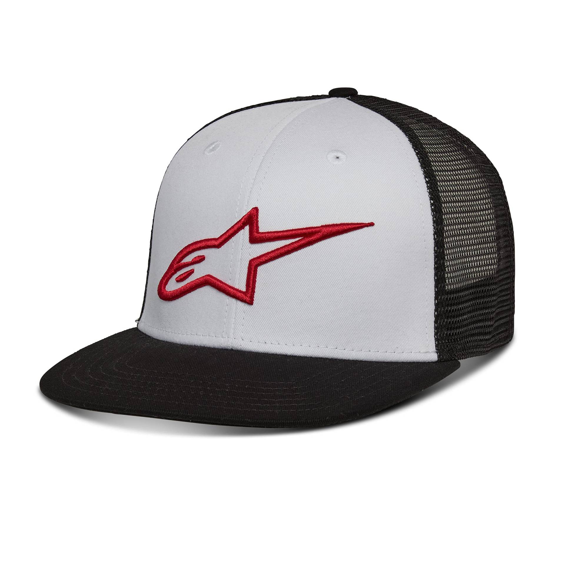 Alpinestars, Corp Trucker, Baseball Kappe, Weiss Schwarz, Os, Mann von Alpinestars