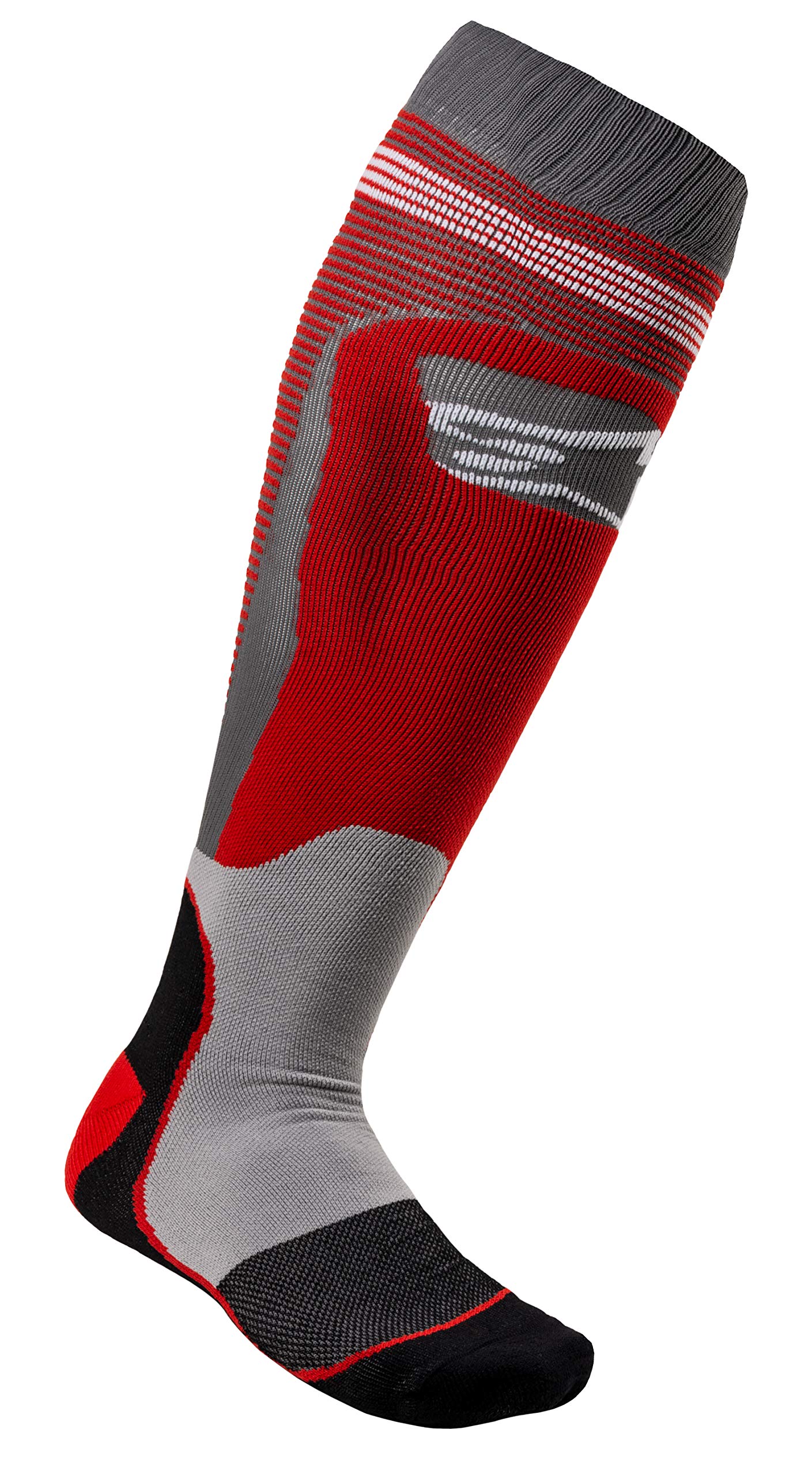 Alpinestars, Mx Plus-1 Socks, Technische Socken, Kompressionsstrümpfe für Damen und Herren, Funktionssocken für Motorradfahren, Motocross, Fahrradfahren, Laufen bordeaux Größe S (1er stück) von Alpinestars