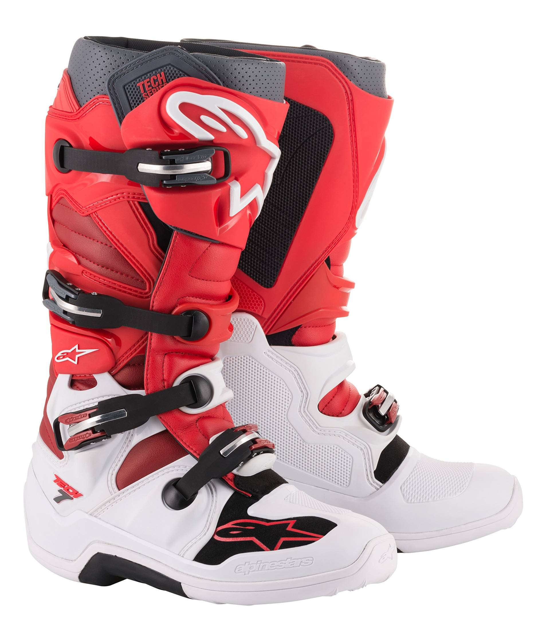 Alpinestars 2012014-20-11 Tech 7 Stiefel, Weiß, Größe 45 von Alpinestars