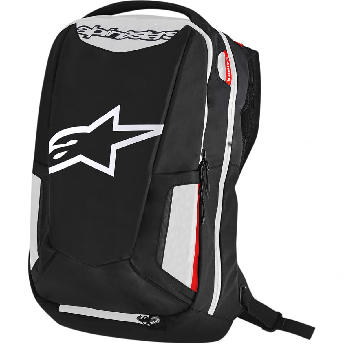 Alpinestars 2801-1259 Motorrad-Rucksack City Hunter Schuh für Unisex/Erwachsene, Schwarz/Weiß von Alpinestars