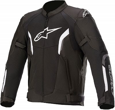 Alpinestars AST V2 Air, Textiljacke - Schwarz/Weiß - M von Alpinestars