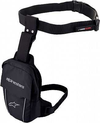 Alpinestars Access, Oberschenkeltasche - Schwarz/Schwarz von Alpinestars