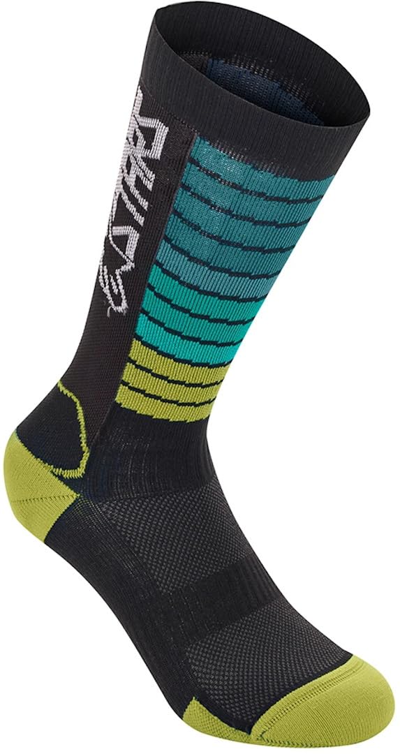 Alpinestars Alpinestar Unisex Drop Socks 22 Bekleidung, schwarz/gelb, M von Alpinestars