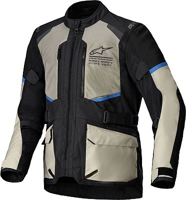 Alpinestars Andes Air, Textiljacke Drystar - Schwarz/Grau/Hellblau - M von Alpinestars