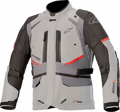 Alpinestars Andes V3, Textiljacke Drystar - Hellgrau/Dunkelgrau - 4XL von Alpinestars