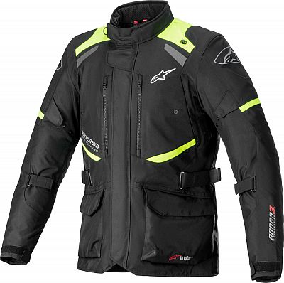 Alpinestars Andes V3, Textiljacke Drystar - Schwarz/Neon-Gelb - S von Alpinestars