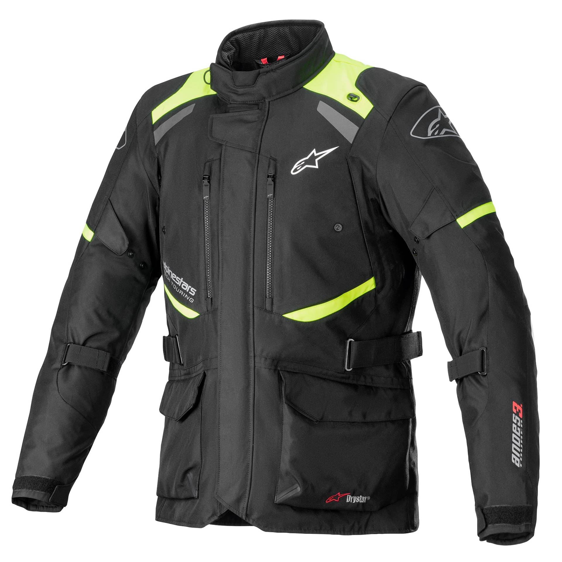 Alpinestars Andes V3 Drystar Jacket Black/Fluo Yellow von Alpinestars