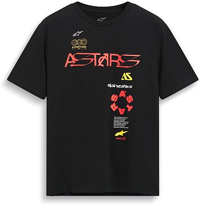 Alpinestars Animous CSF, T-Shirt - Schwarz/Rot - M von Alpinestars