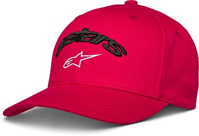 Alpinestars Arcstars, Kappe - Rot/Schwarz/Weiß - S/M von Alpinestars