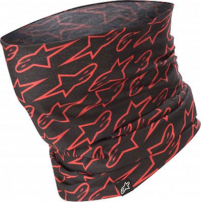 Alpinestars Astars, Multifunktionstuch - Schwarz/Neon-Rot von Alpinestars