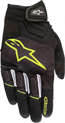 Alpinestars Atom, Handschuhe - Schwarz/Neon-Gelb - L von Alpinestars