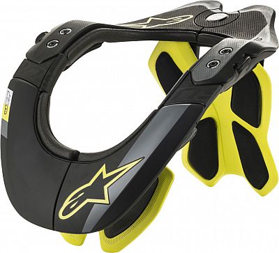 Alpinestars BNS Tech-2, Nackenstütze - Schwarz/Neon-Gelb - XS/M von Alpinestars