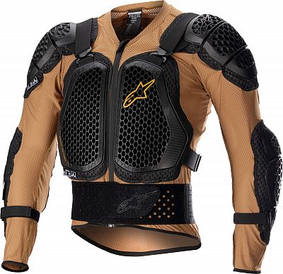 Alpinestars Bionic Action V2, Protektorenjacke - Beige/Schwarz/Orange - S von Alpinestars