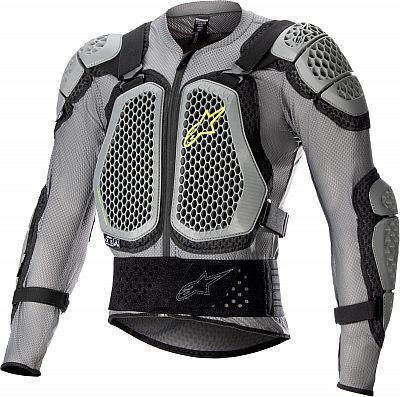 Alpinestars Bionic Action V2, Protektorenjacke - Grau/Schwarz/Neon-Gelb - L von Alpinestars