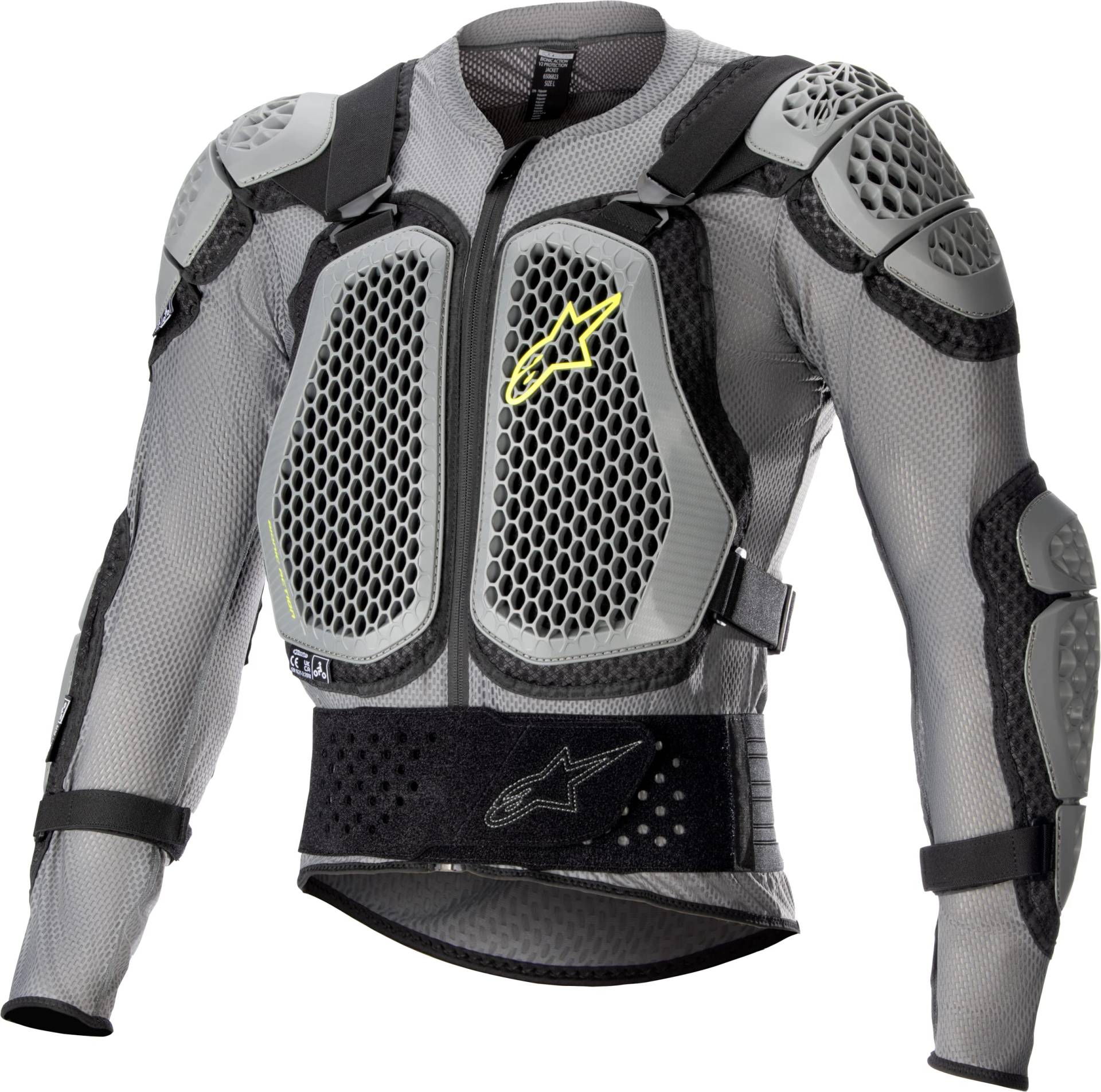 Alpinestars Bionic Action V2 Protektorenjacke (Gray,XL) von Alpinestars