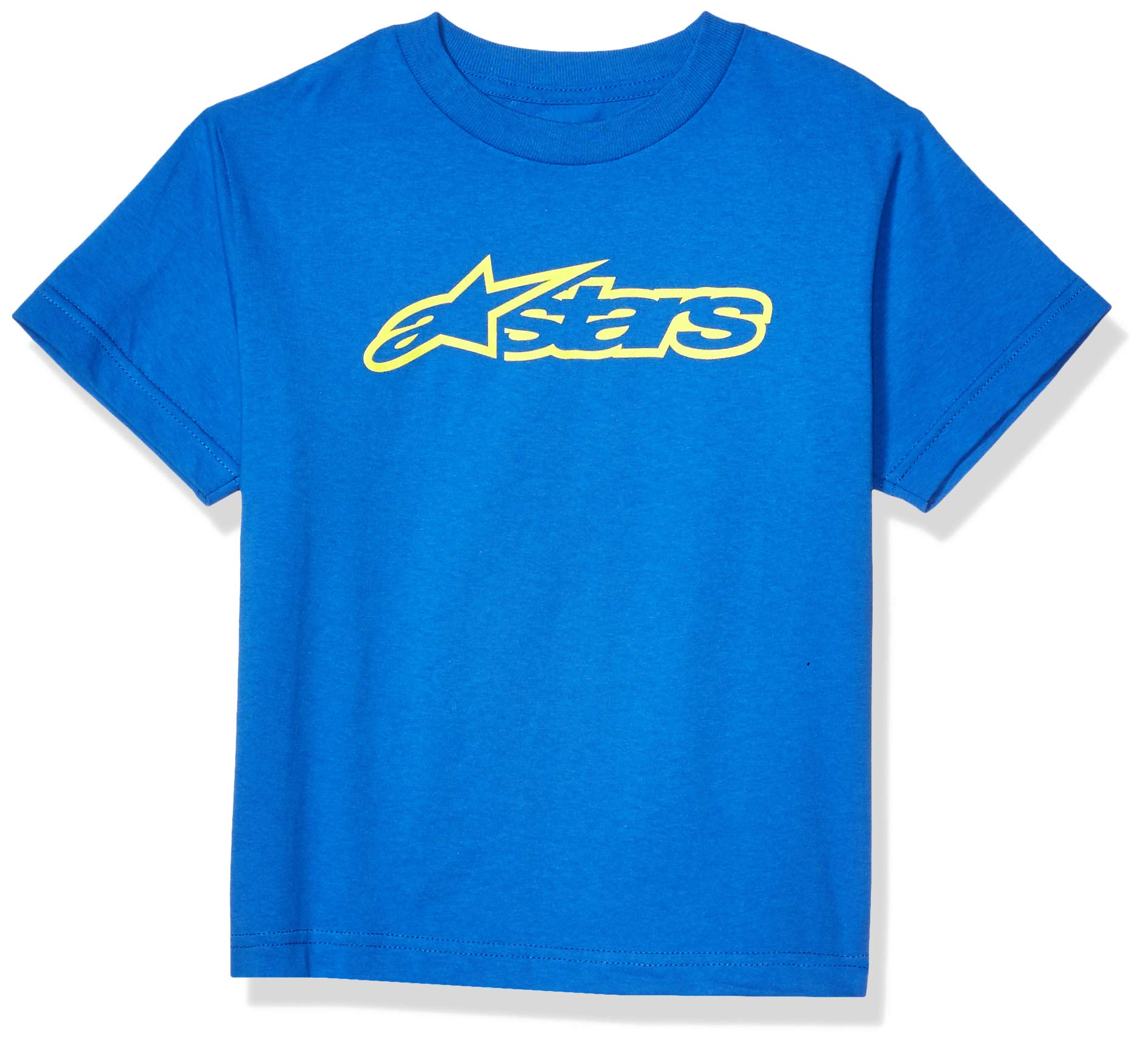 Alpinestars Blaze Tee für Kinder, Königsblau/Gelb mit hoher Sichtbarkeit (Hi Ghvis Yellow), S von Alpinestars