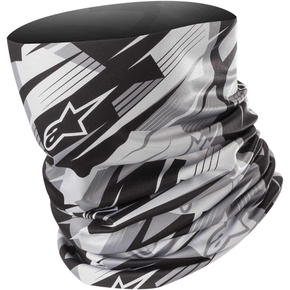 Alpinestars Blurred Neck Tube Black/Anthracite Einheitsgröße von Alpinestars