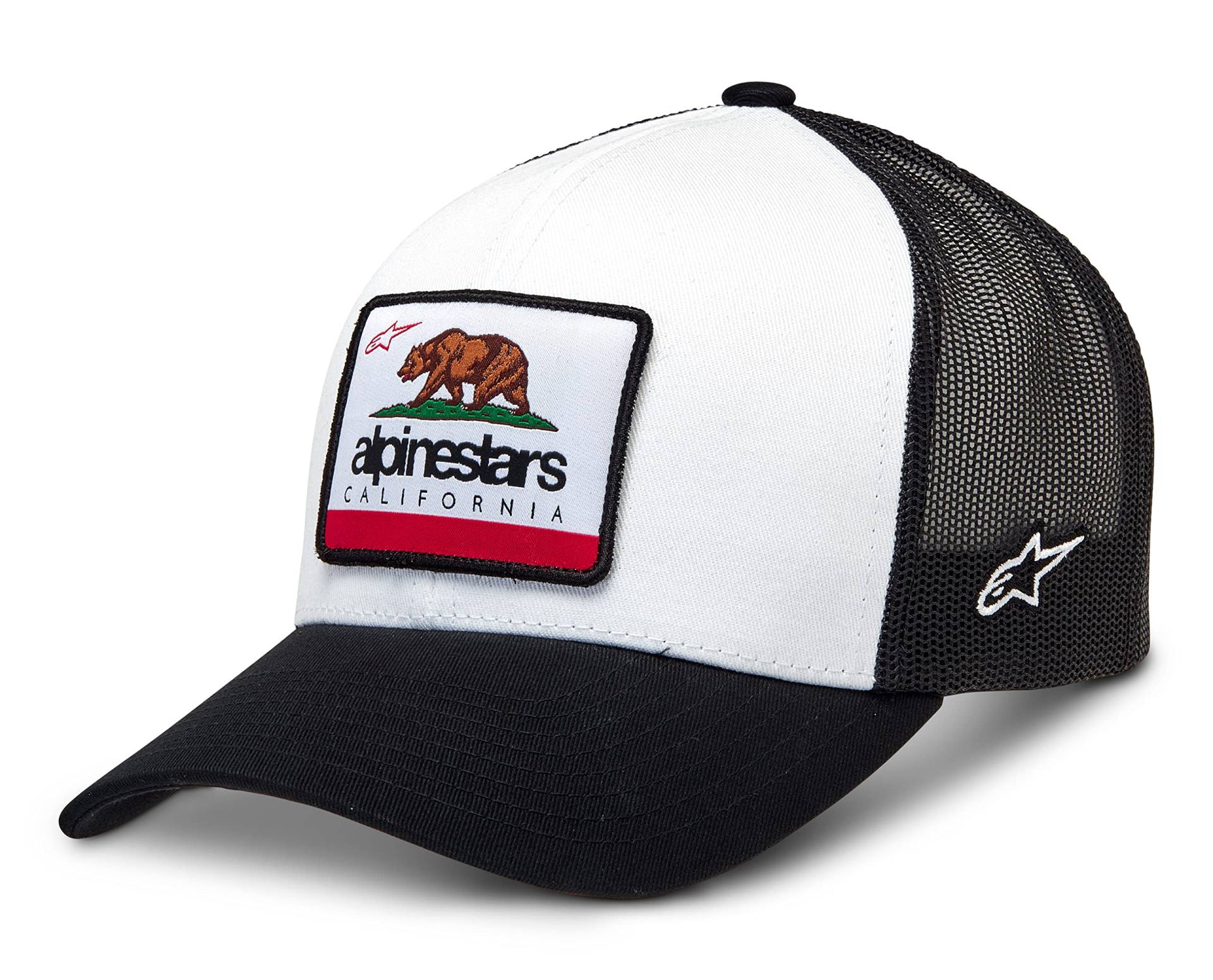 Alpinestars - Cali 2.0 Hat Herren Baseballmütze, Weiß von Alpinestars