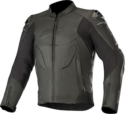 Alpinestars Caliber, Lederjacke - Schwarz - 52 von Alpinestars