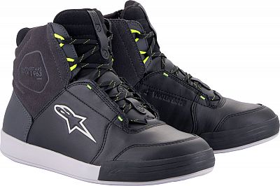 Alpinestars Chrome, Schuhe Drystar - Schwarz/Dunkelgrau/Neon-Gelb - 13 US von Alpinestars