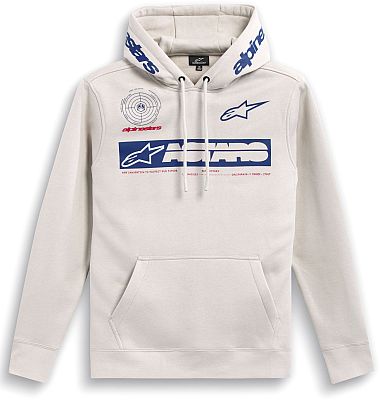 Alpinestars Conversion, Kapuzenpullover - Weiß/Dunkelblau - XL von Alpinestars