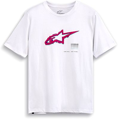 Alpinestars Electrica CSF, T-Shirt - Weiß/Pink - XL von Alpinestars