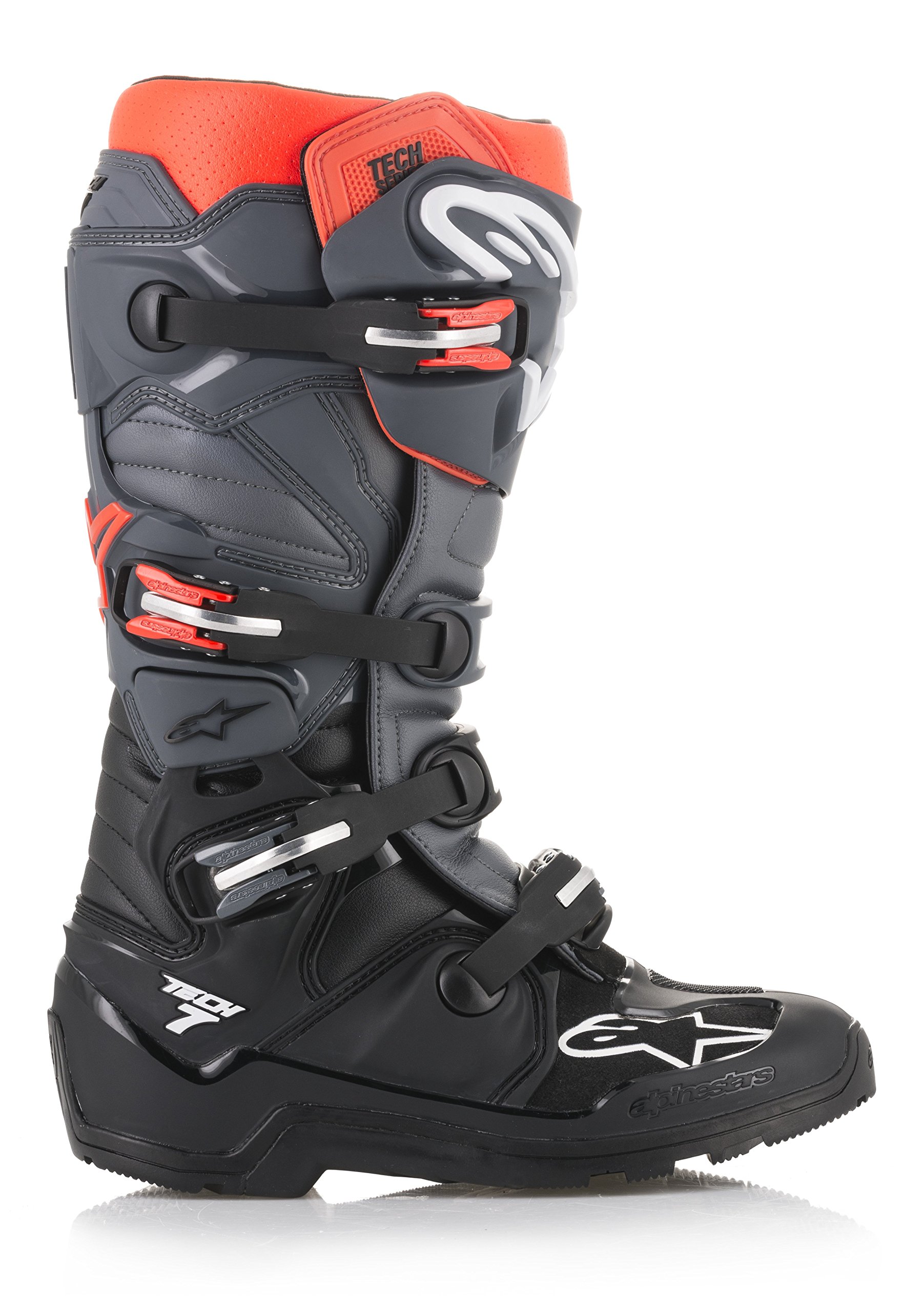 Alpinestars 2012114-10-11 Tech 7 Enduro-Stiefel, Schwarz, Größe 46 von Alpinestars