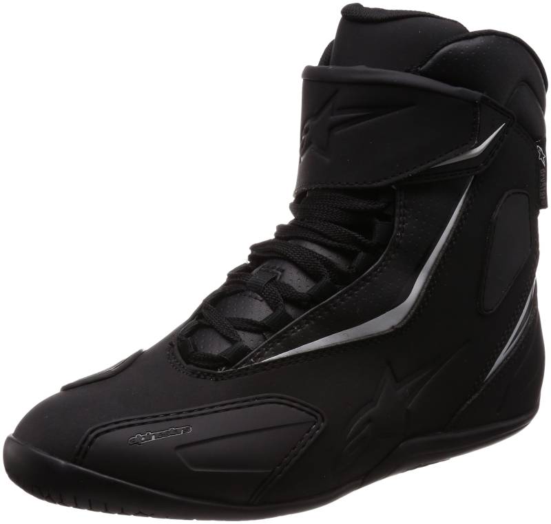 Alpinestars Fastback 2 Drystar® Motrorradschuhe wasserdicht, schwarz-schwarz, 43 von Alpinestars