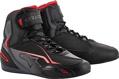 Alpinestars Faster 3, Kurzstiefel - Schwarz/Grau/Rot - 12 US von Alpinestars