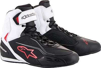 Alpinestars Faster 3, Schuhe - Schwarz/Weiß/Rot - 8 von Alpinestars