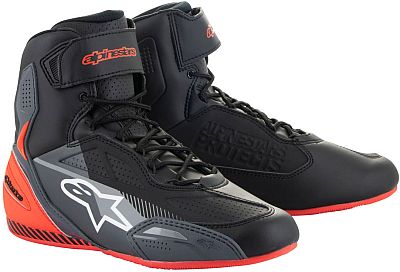 Alpinestars Faster 3, Schuhe - Schwarz/Grau/Neon-Rot - 13 US von Alpinestars