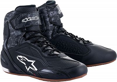 Alpinestars Faster 3 2022, Schuhe - Schwarz/Dunkelgrau - 10 US von Alpinestars