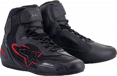 Alpinestars Faster 3 Rideknit, Schuhe - Schwarz/Dunkelgrau/Neon-Rot - 11 US von Alpinestars