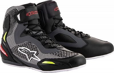 Alpinestars Faster 3 Rideknit, Schuhe - Schwarz/Grau/Neon-Gelb - 6 US von Alpinestars