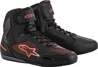 Alpinestars Faster 3 Rideknit, Schuhe - Schwarz/Neon-Rot - 12 US von Alpinestars