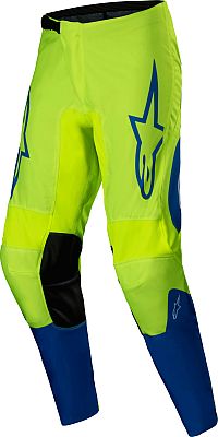 Alpinestars Fluid Haul, Textilhose - Neon-Gelb/Blau - 32 von Alpinestars