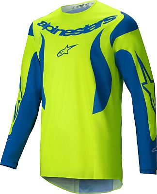 Alpinestars Fluid Haul, Trikot - Neon-Gelb/Blau - M von Alpinestars