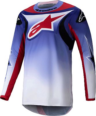 Alpinestars Fluid Wurx, Trikot - Lila/Weiß/Rot - S von Alpinestars